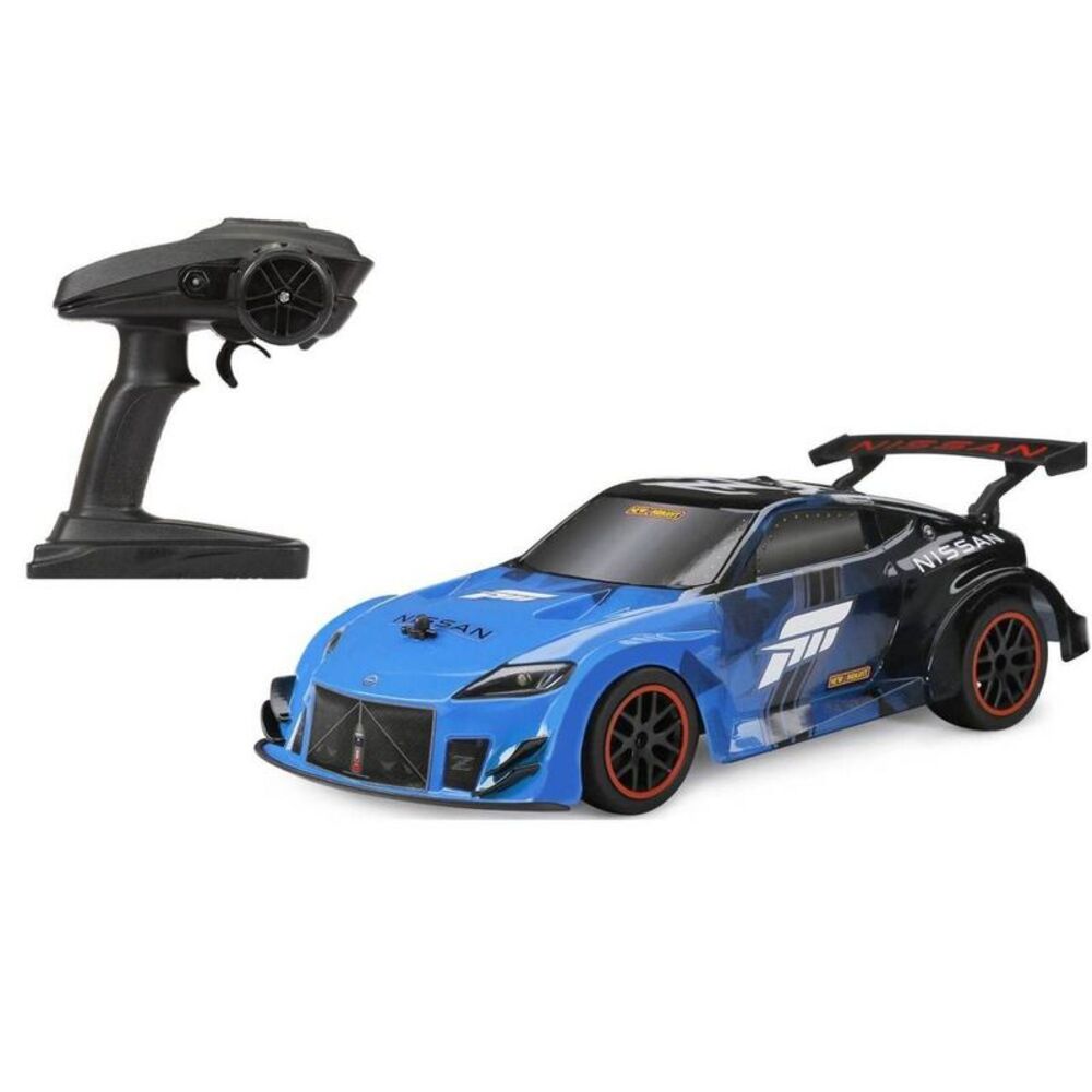 Open Box - New Bright -  Remote Control 1:14 Scale 4x4 Nissan Fo Blue